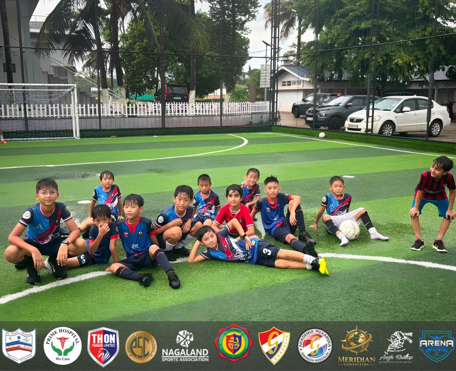 SC Nagaland players training at Arena 365